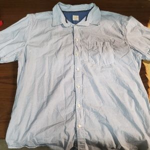 Men's short sleeve button down
